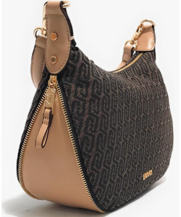 Liu Jo Borsa donna Kaliska hobo M jacquard testa di moro Dimensioni borsa: Media