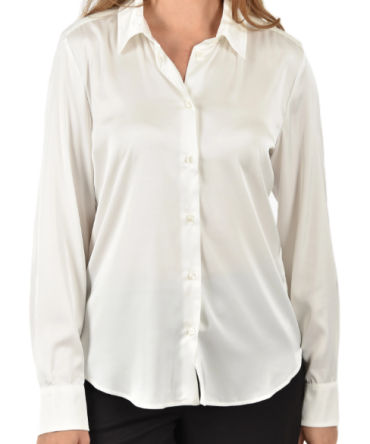 CAMICIA IN RASO NAPLES DONNA BIANCO
