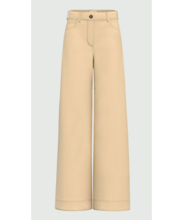 5 tasche ampio in raso stretch - BEIGE EMME MARELLA