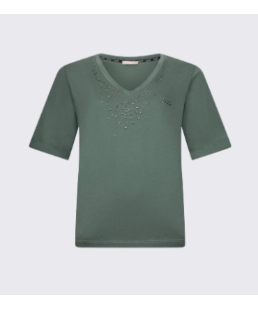 T-shirt con strass LIU JO